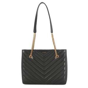 Yves Saint Laurent Tribeca Chain Tote Bag with V-Stitch Leather, 568865, SAIN...